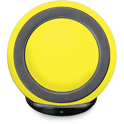 Yellow Solid Fast Charge Wireless Charging Stand Skin